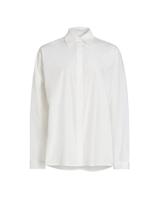 Michael Kors Collection Silk Boyfriend Shirt