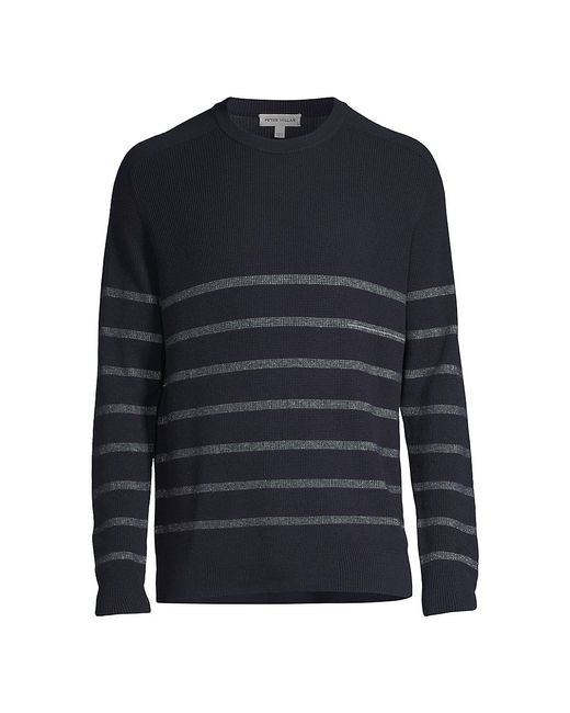 Peter Millar Crown Sampson Striped Wool-Blend Sweater Small