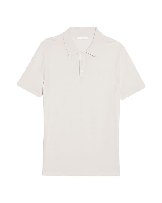 Helmut Lang Silk-Blend Polo Shirt