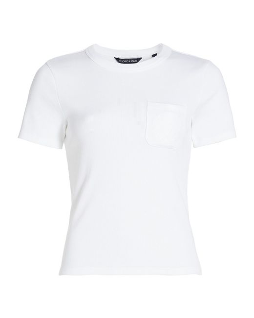 Veronica Beard Pruitt Pocket T-Shirt Large