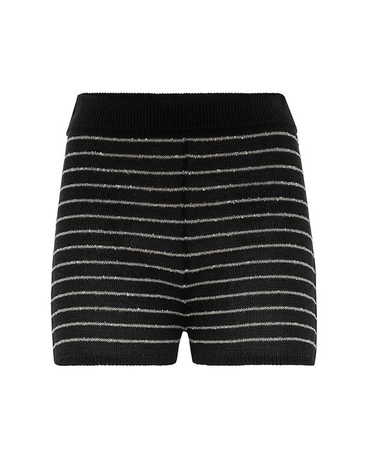 Brunello Cucinelli Dazzling Stripes Knit Shorts Medium