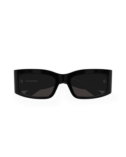 Balenciaga Paper 56MM Rectangular Sunglasses