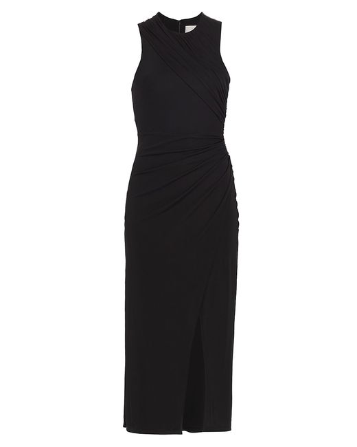 Cinq a Sept Wesson Ruched Jersey Midi-Dress 00