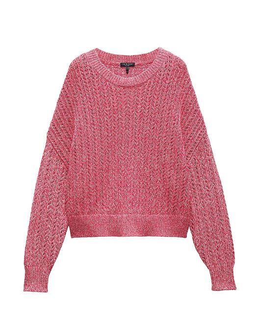 Rag & Bone Edie Blend Open-Knit Relaxed Sweater