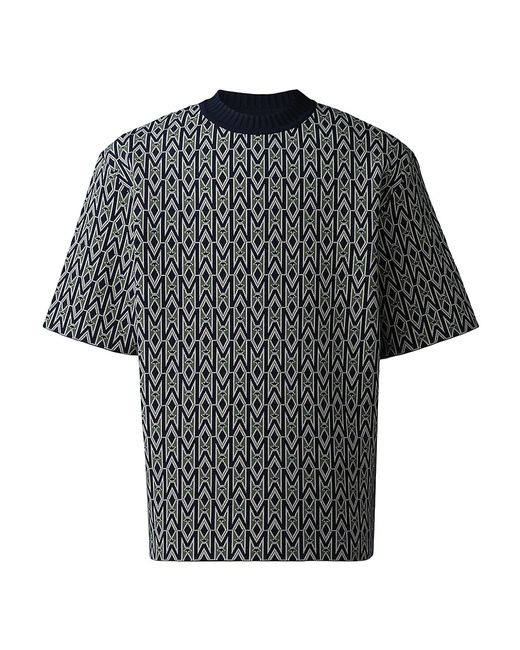 Mackage Abram Logo Jacquard-Knit T-Shirt
