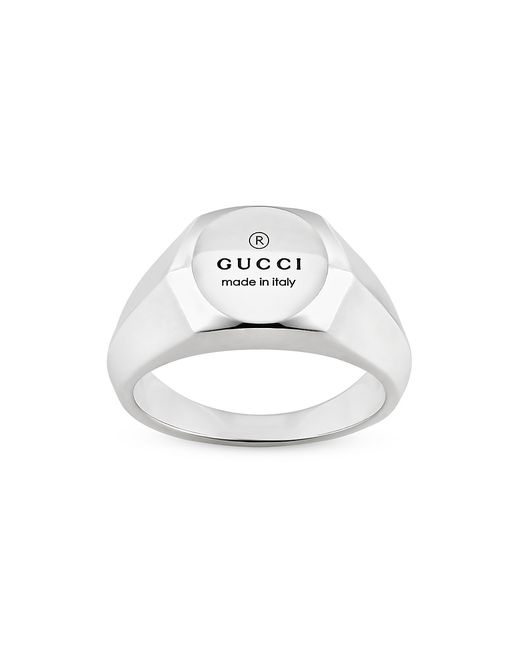 Gucci Sterling Trademark Thin Ring