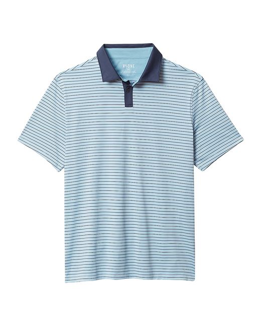 Rhone Golf Sport Striped Polo Shirt Small