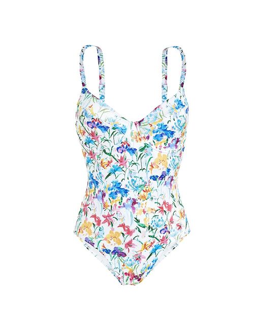 Vilebrequin Happy Flowers Underwire One-Piece Swimsuit
