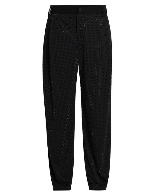 Versace Jeans Couture Iridescent Jacquard Slim Trousers