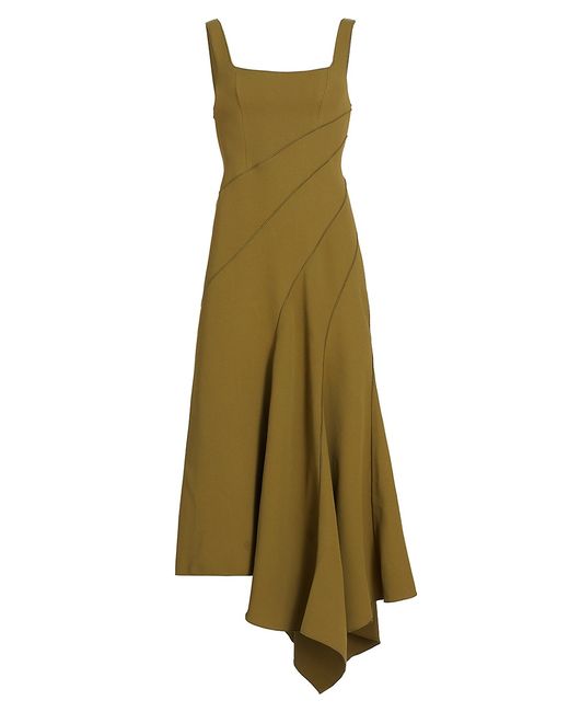 Acler Rowe Asymmetric Midi-Dress