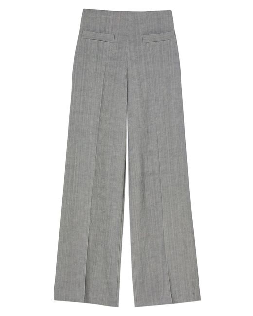 Sandro High-Waisted Flared Trousers 00
