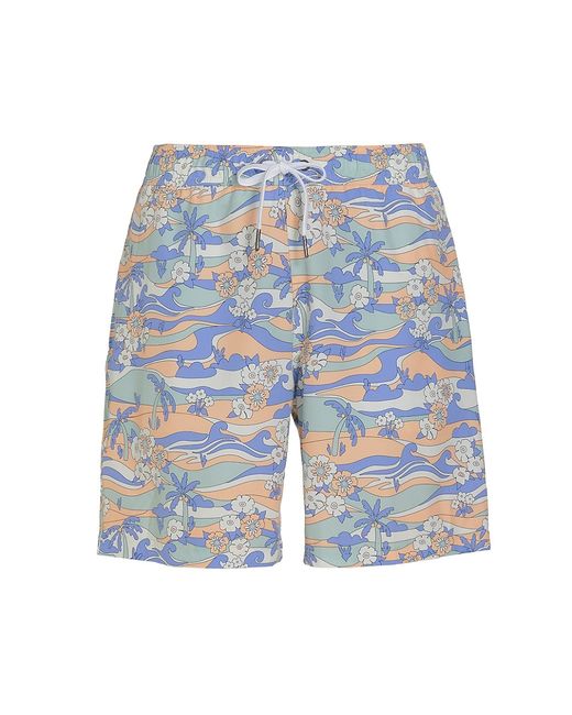 Saks Fifth Avenue COLLECTION Scenic Floral Swim Shorts Small