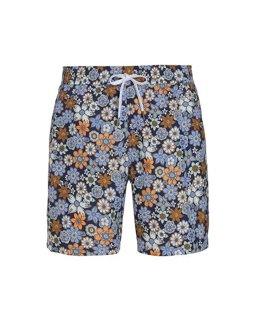 Saks Fifth Avenue COLLECTION Floral Swim Trunks Small