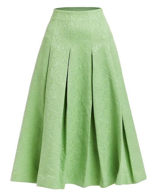 Mestiza New York Seville Jacquard Pleated Midi-Skirt