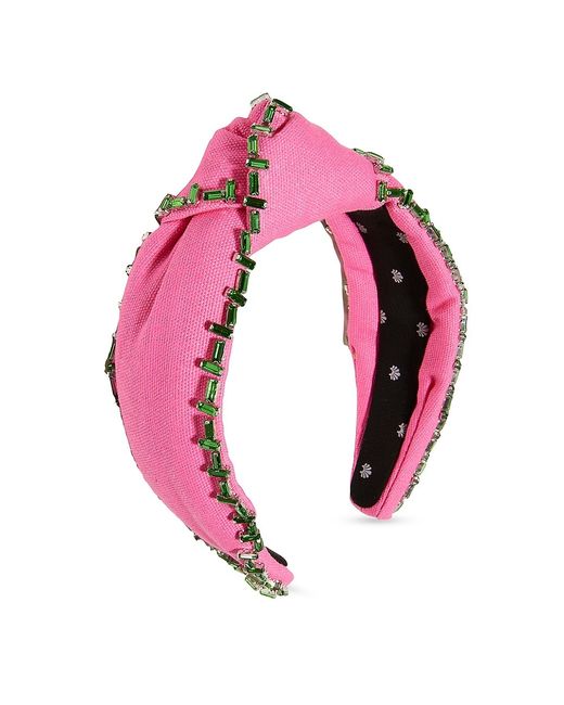 Lele Sadoughi Knotted Crystal-Embellished Headband