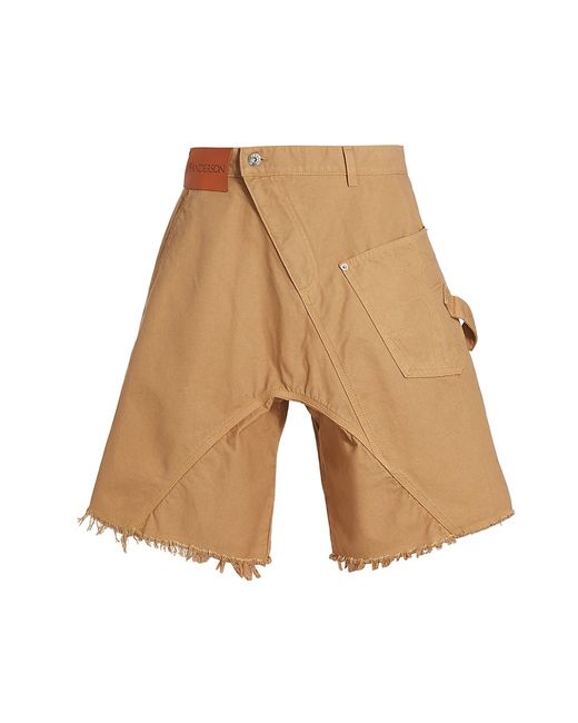 J.W.Anderson Twisted Cotton Workwear Shorts