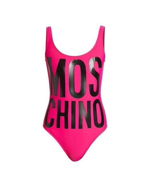 Moschino Logo One-Piece Swimsuit