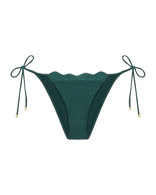 ViX by Paula Hermanny Solid Lou Shimmer Bikini Bottom