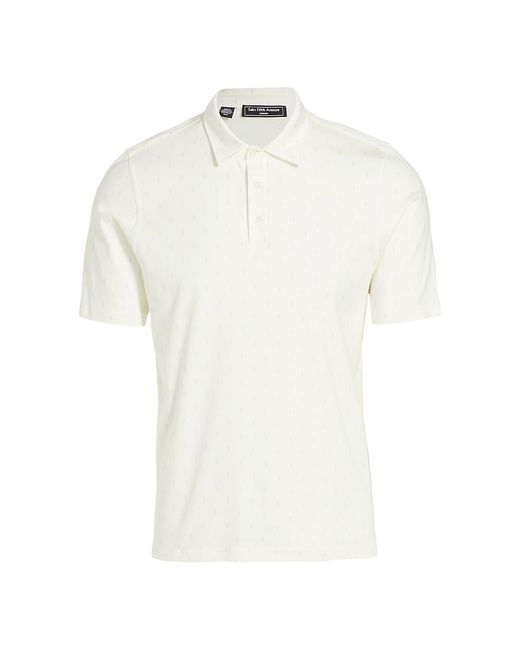 Saks Fifth Avenue Slim-Fit Geometric Polo Shirt Small