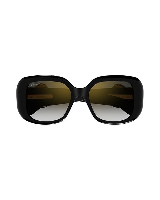 Cartier 54MM Square Sunglasses