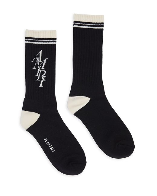 Amiri Stack Logo Socks Large
