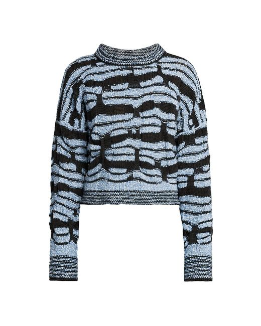 Bottega Veneta Distorted Striped Sweater Small