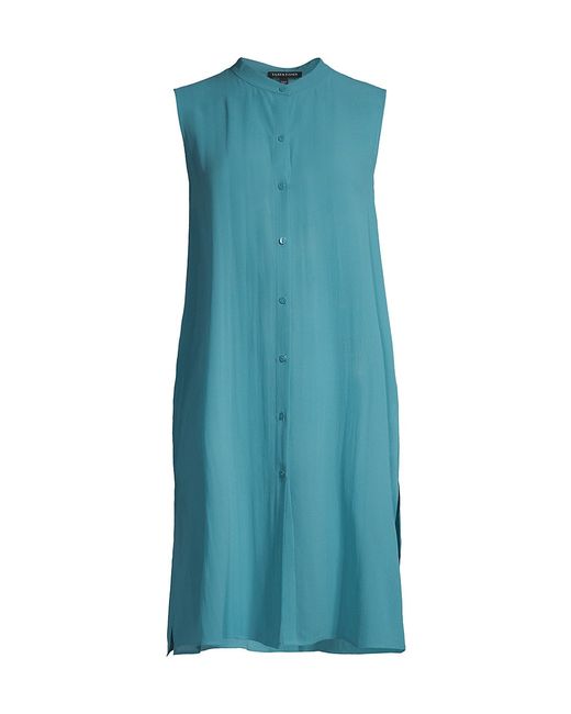 Eileen Fisher Mandarin Collar Dress