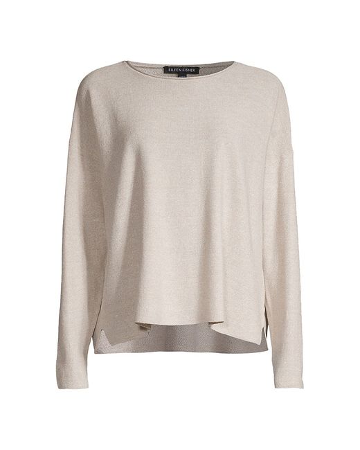 Eileen Fisher Boxy Cotton Sweater