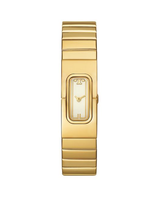 Tory Burch T Goldtone Stainless Steel Watch