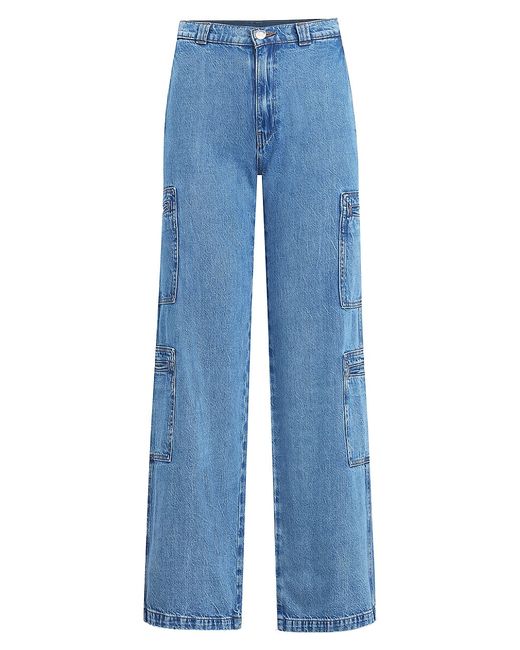 Hudson Jeans High-Rise Straight-Leg Cargo Jeans