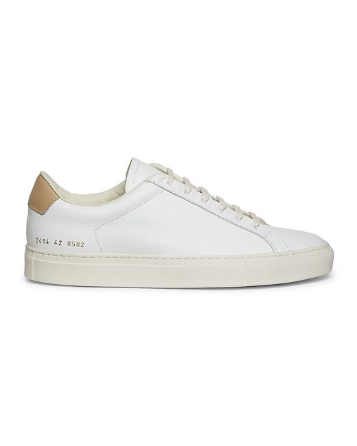 Common Projects Retro Bumpy Leather Low-Top Sneakers