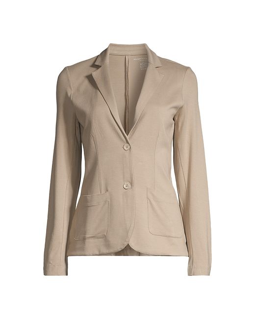 Majestic Filatures Soft Touch Two-Button Blazer