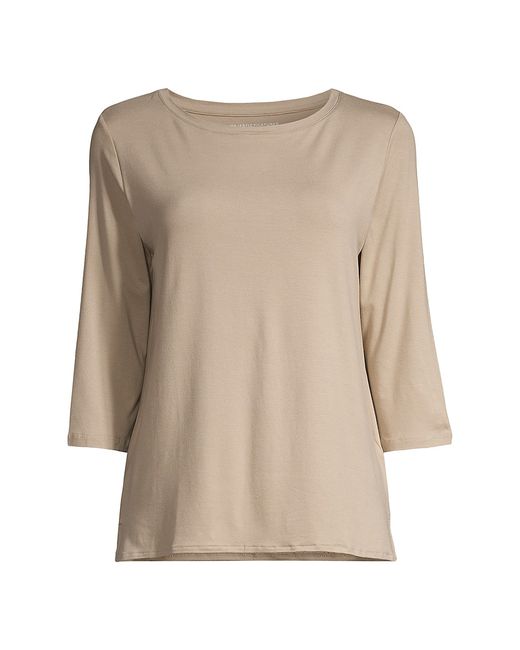 Majestic Filatures Soft Touch Three-Quarter-Sleeve T-Shirt