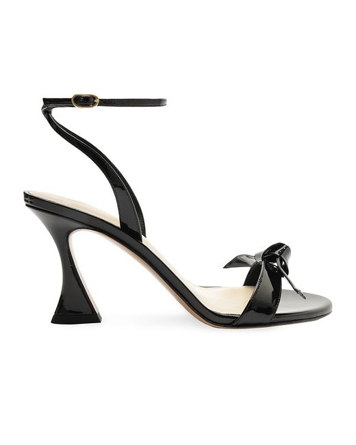 Alexandre Birman Clarita Bell-Heel Leather Sandals