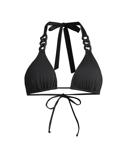 Lenny Niemeyer Swim Chain Halter Bikini Top Small