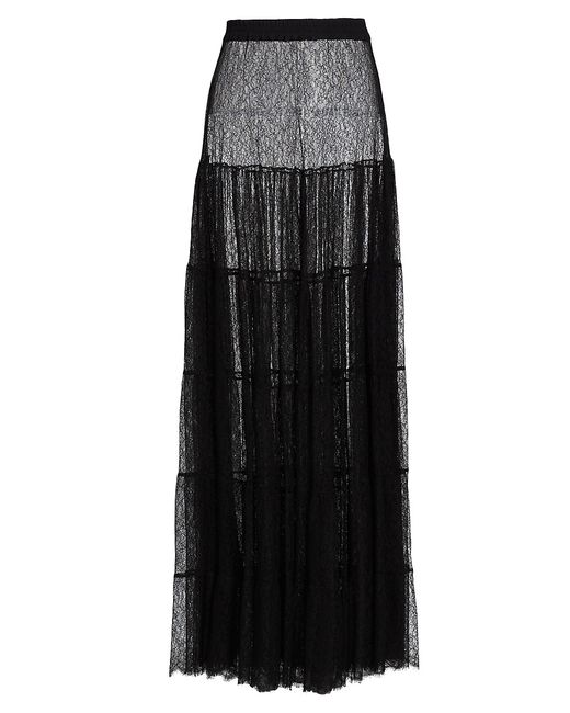 Michael Kors Collection Tiered Maxi Skirt Medium