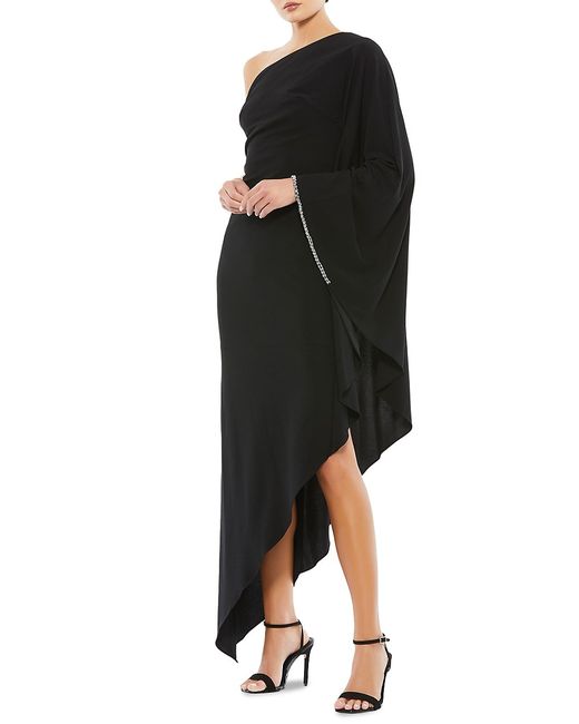 Mac Duggal One-Shoulder Asymmetric Dress