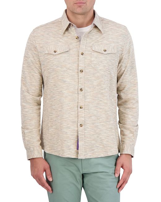 Robert Graham Storrs Cotton-Blend Shirt Small