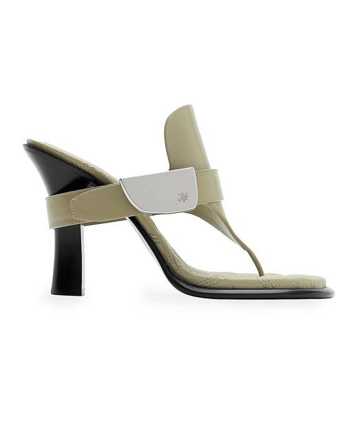 Burberry Bay 100MM Leather Sandals