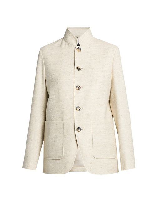 Loro Piana Iconic Wool-Blend Single-Breasted Jacket