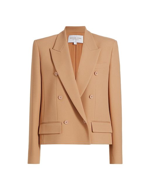 Michael Kors Collection Boxy Double-Breasted Blazer