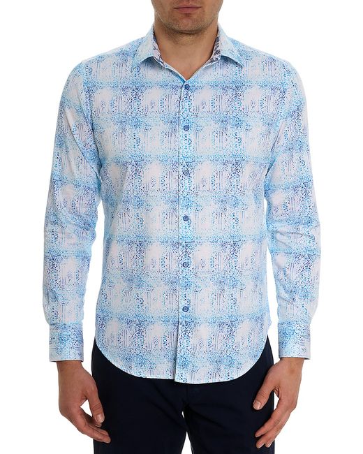 Robert Graham Dreamweaver Woven Button-Up Shirt Small