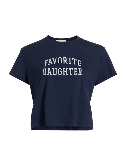 Favorite Daughter Collegiate Crop T-Shirt Large