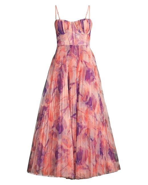 Hutch Amara Pleated Printed Dress