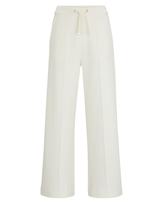 Boss Drawstring Trousers with Tape Trims Large