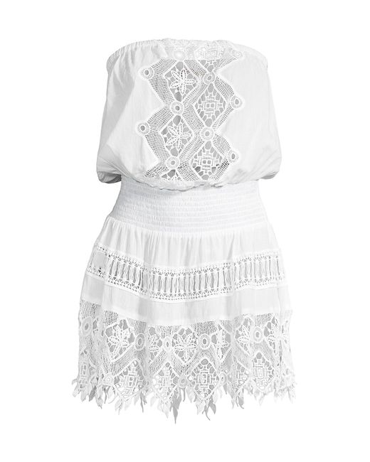 Ramy Brook Maddison Lace-Trimmed Cover-Up Dress