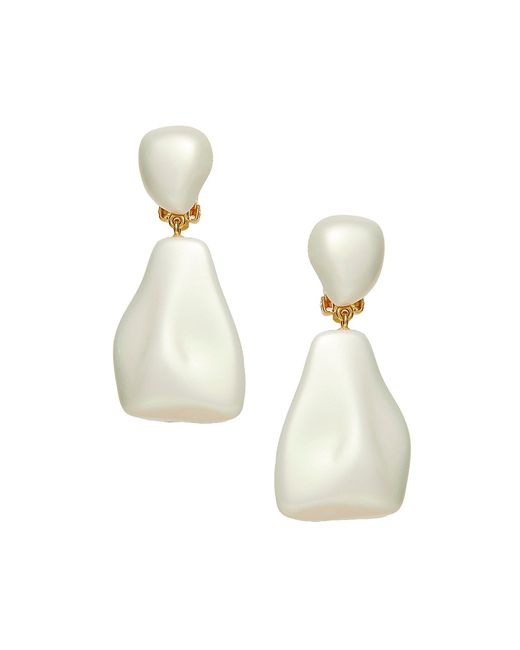 Lele Sadoughi Wilma Goldtone Imitation Pearl Drop Earrings