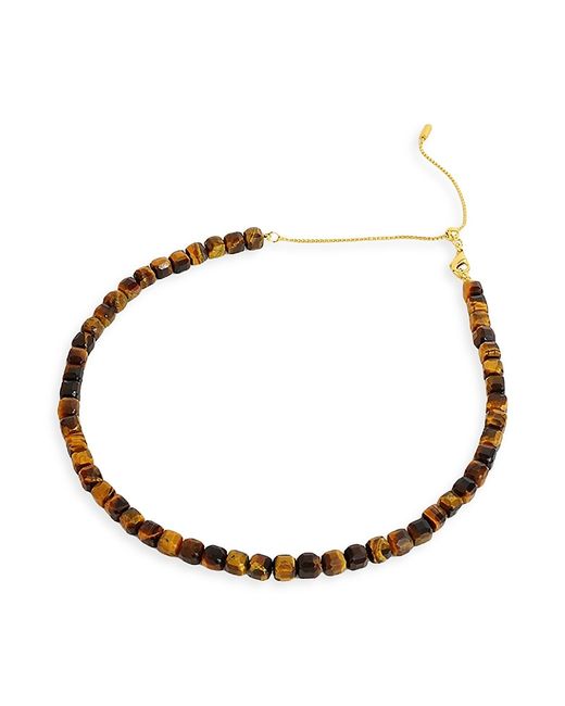 Dean Davidson Nomad 22K-Gold-Plated Tigers Eye Beaded Necklace