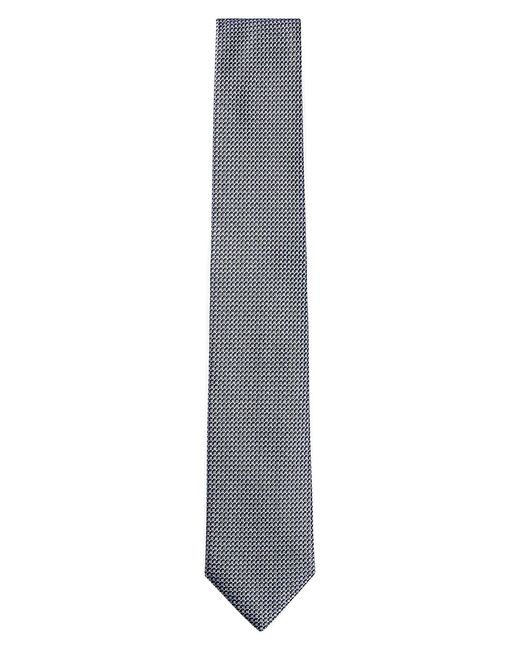 Boss Tie with Jacquard Woven Micro Pattern