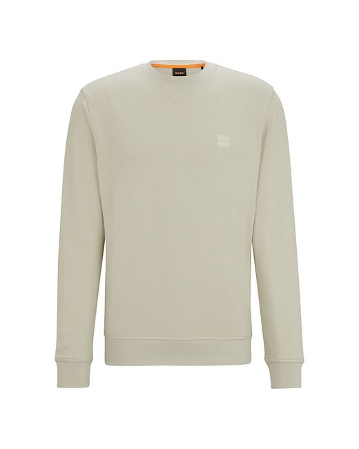 Boss Terry Relaxed-Fit Sweatshirt Large